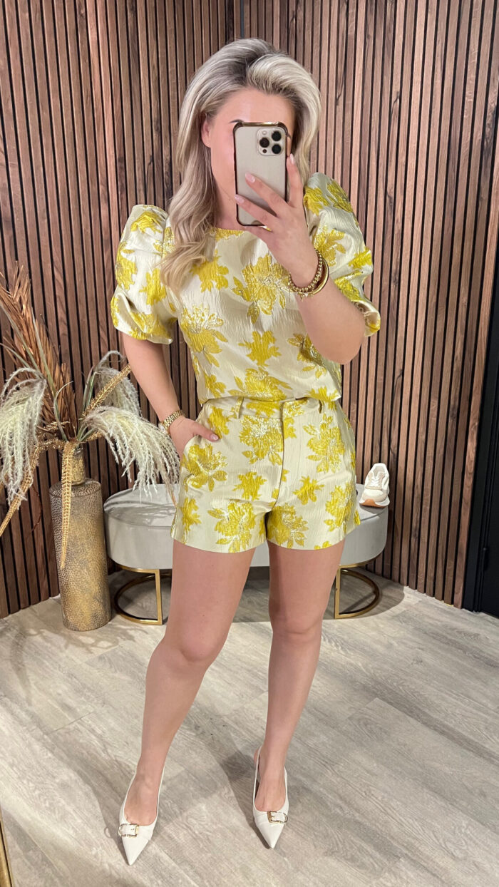 Short Elisa Jaune SALE-19052