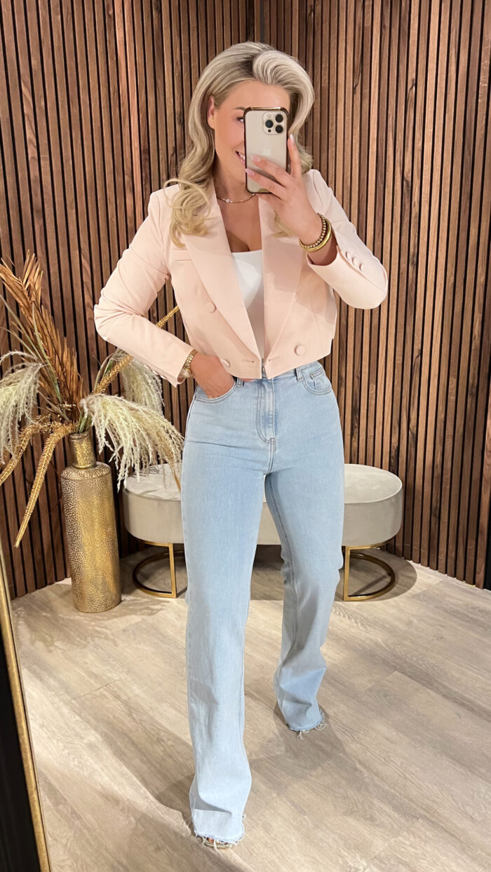 Blazer Short Zachtroze SALE-18943