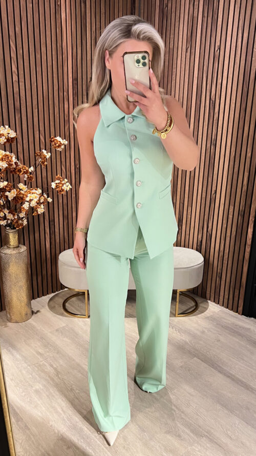 Gilet Dominique Mint SALE-0