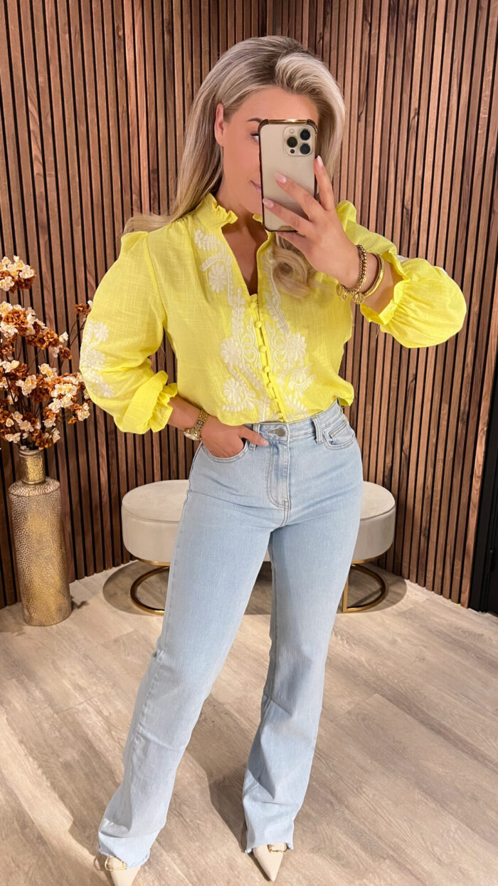 Blouse Robyn Yellow SALE-19121