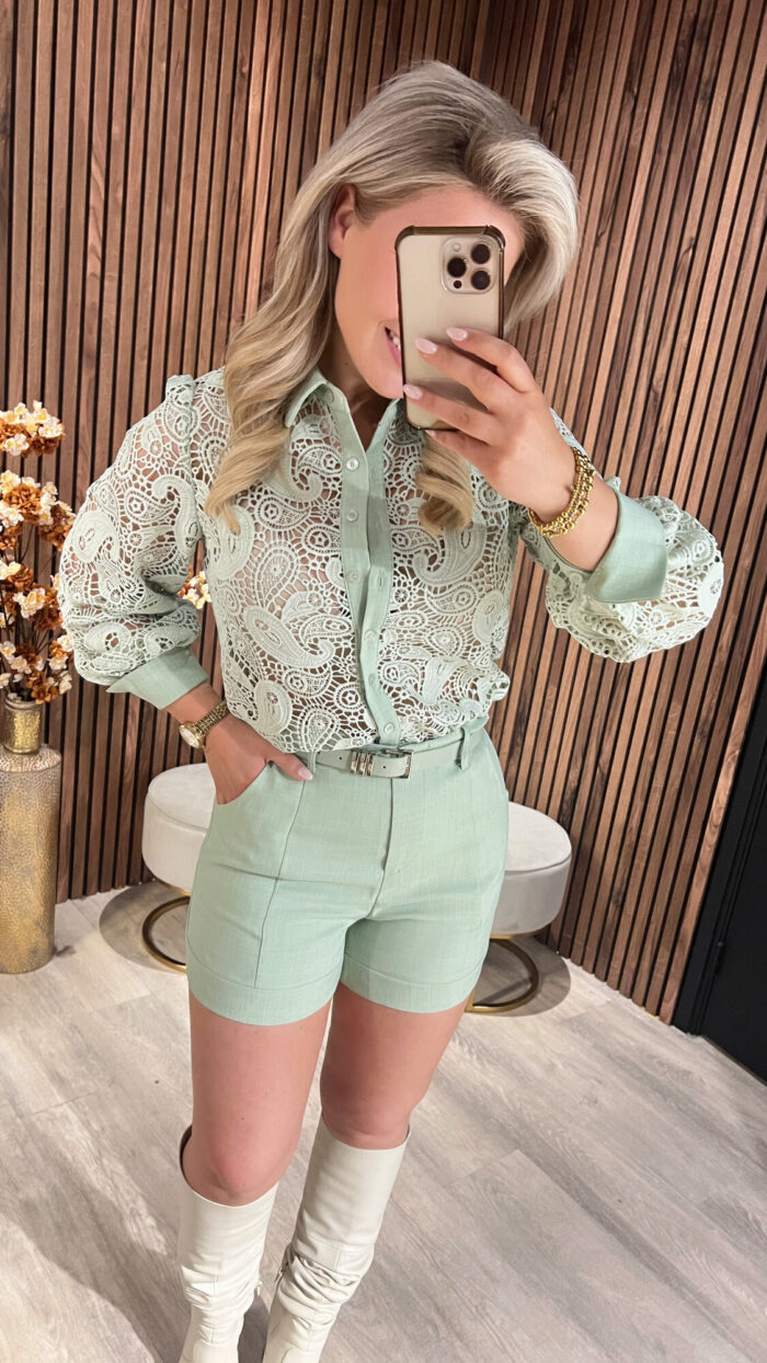 Blouse June Mint-19286