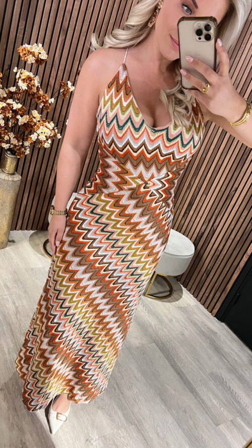 Dress Lora Orange Colors -19392