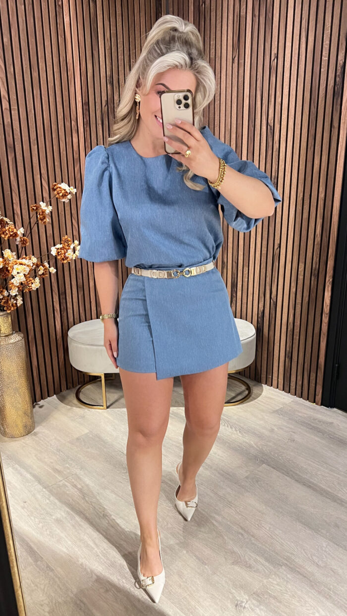 Denim Skort Soof-0