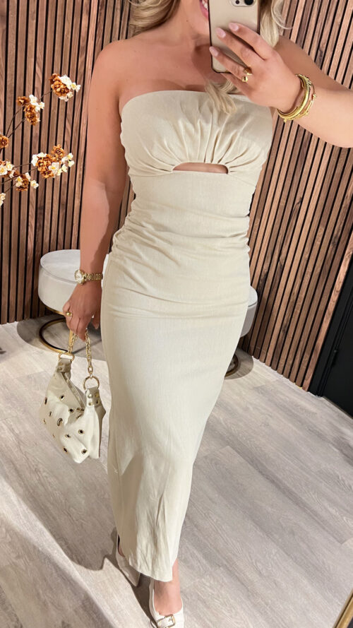 Dress Joann Beige SALE-19475