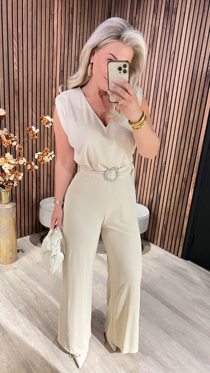 Jumpsuit Tyna Beige SALE-0