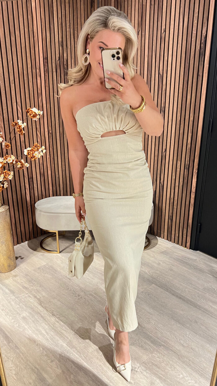 Dress Joann Beige SALE-19474