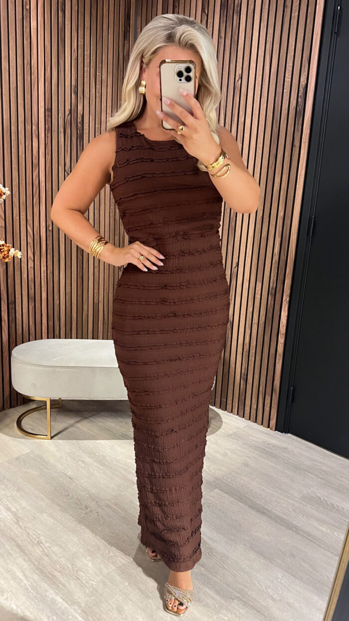 Dress Mirthe Choco-19755