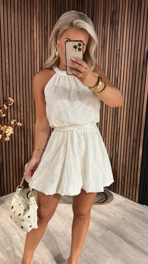 Dress Myna Crème -19722