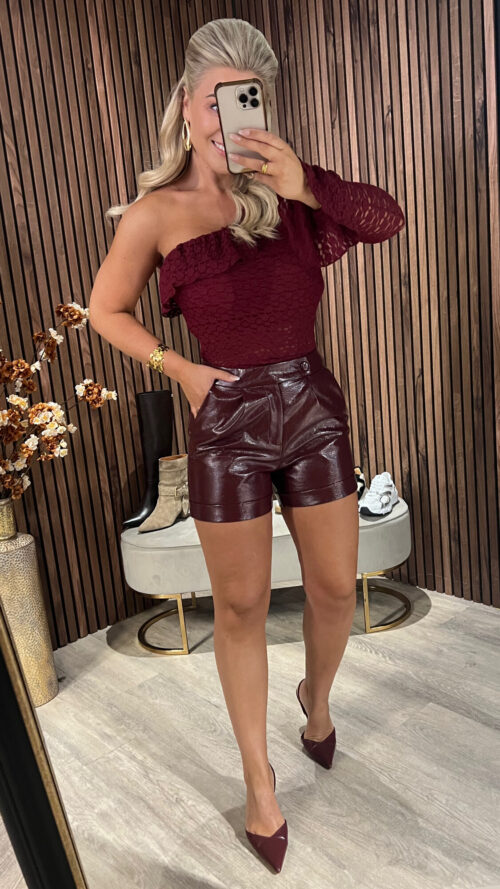 Short Lorena Bordeaux -0